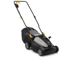 Accugrasmaaier 38 cm met 40 Liter Opvangbak en Lithium-Ion Accu