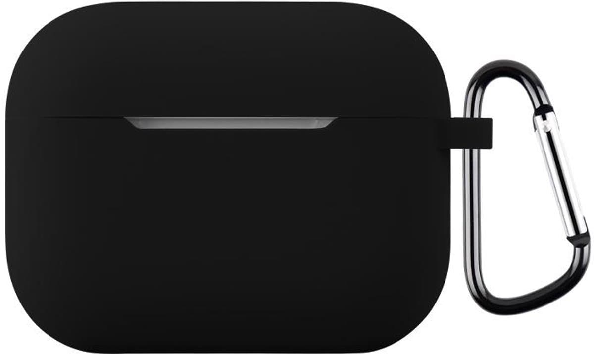 Telestore - hoesje geschikt voor AirPods Pro 3 soft case cover - zwart - TPU hoesje Beschermhoes - AirPods Pro 3 Cover - AirPods Pro 3 hoesje - Geschikt voor Apple AirPods Pro 3 - gel hoesje met sleutelhanger — afbeelding 1