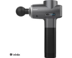 Beoka ® S6 Massage Gun PRO - Professioneel Massage Pistool - Sport en Relax Massage Apparaat - Zwart Massagepistool - Inclusief Koffer - Wiesba