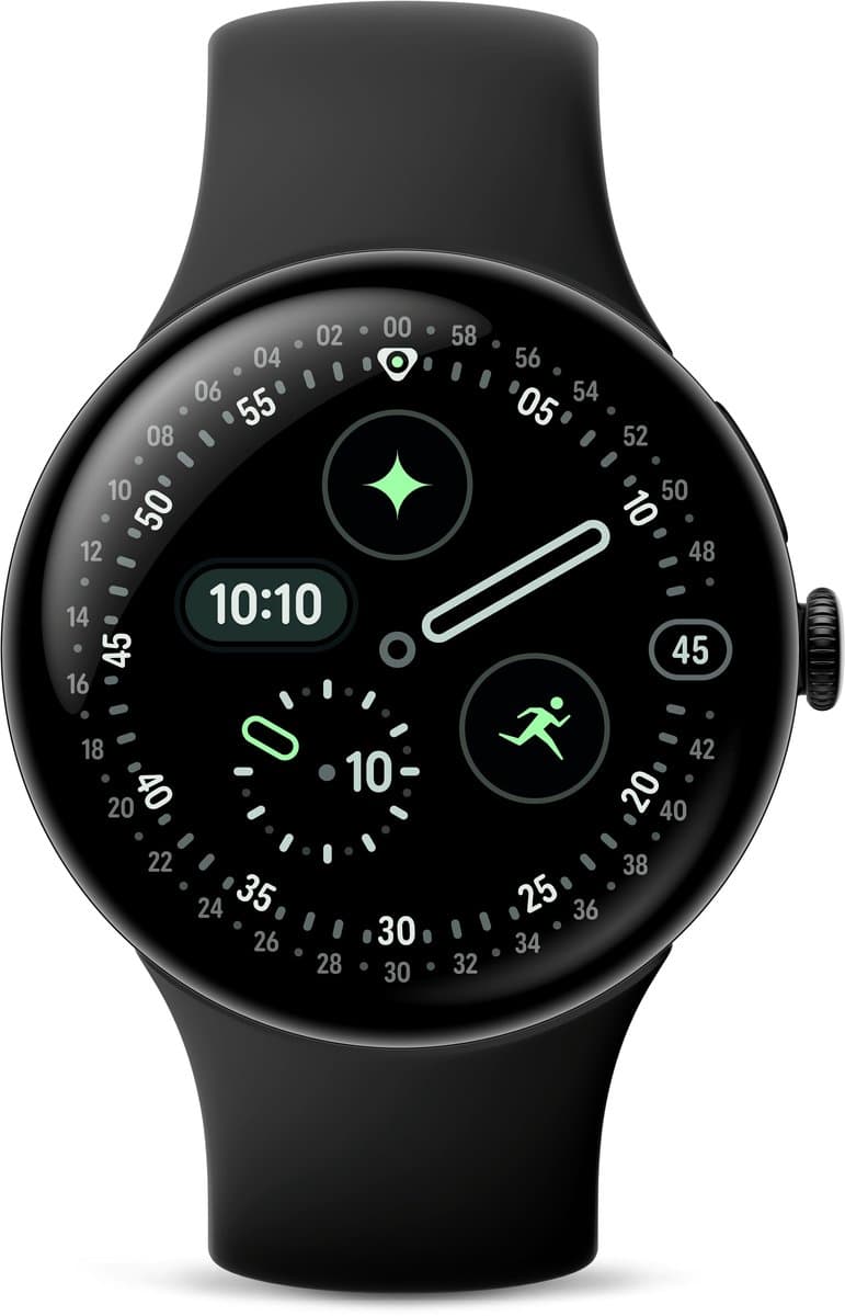 GOOGLE Pixel Watch 4 45MM Smartwatch Obsidian — afbeelding 1