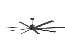 Plafondventilator 244 Cm - 8 Aluminium Bladen - 6 Snelheden - Energiezuinige Gelijkstroommotor - voor Binnen en Buiten Gebruik