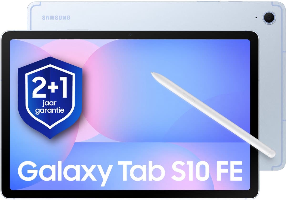 Samsung Galaxy Tab S10 FE - WiFi - 256GB - Blue + 1 jaar extra garantie — afbeelding 1