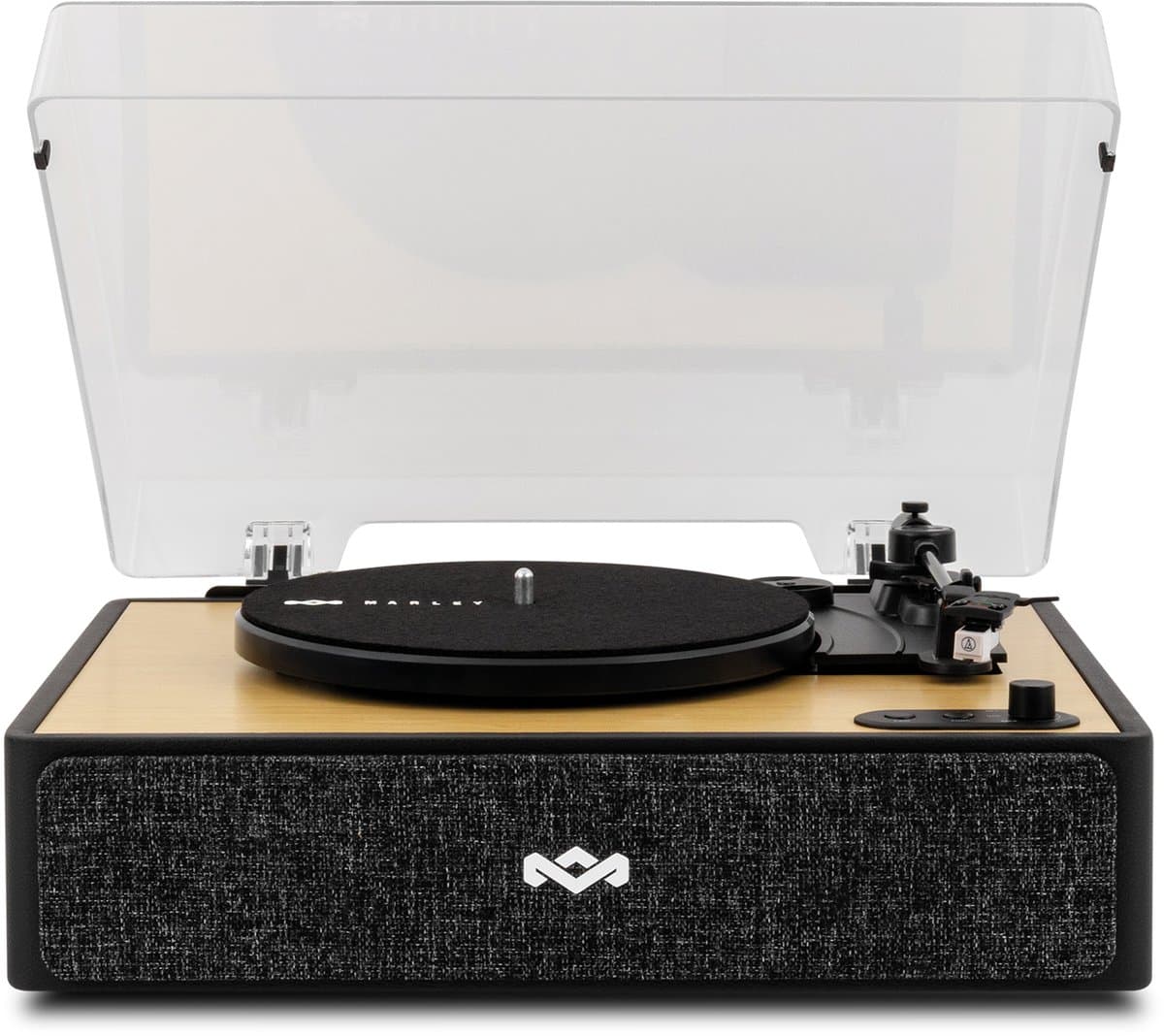 House of Marley Rise Up Bluetooth Platenspeler - Ingebouwde Speakers - Vinyl - Bluetooth Speakers - Auto-stop - Draadloos - Home Audio - Gemaakt van Duurzame Materialen — afbeelding 1