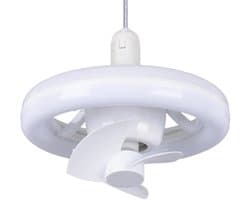 Bovista Plafondventilator - Met Verlichting - Plafond Ventilator - Met Lamp - Plafonniere Met Ventilator - Met Licht - Wit