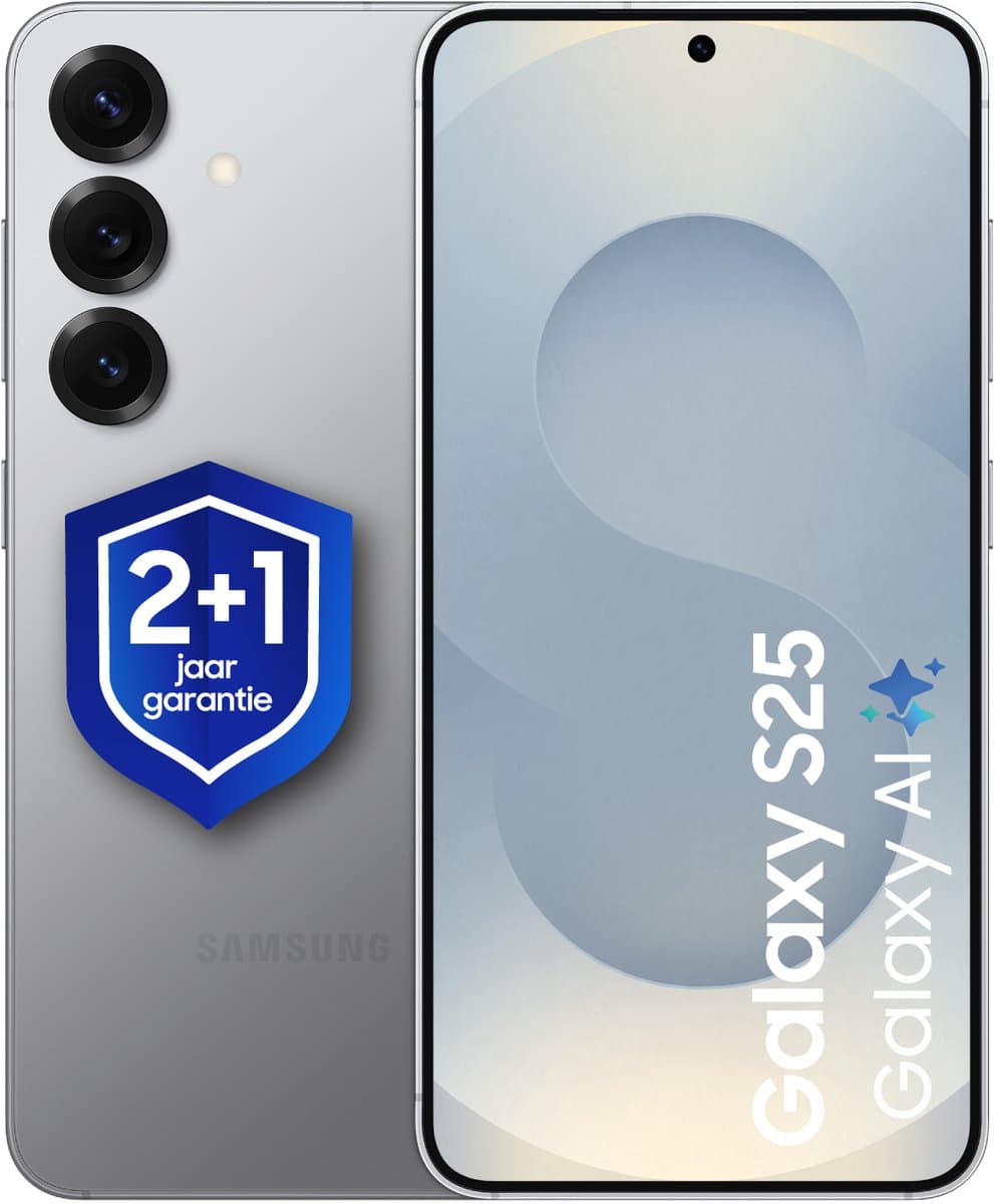Samsung Galaxy S25 5G - 256GB - Silver Shadow + 1 jaar extra garantie — afbeelding 1