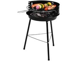 GRILLMEISTER Houtskool BBQ - Barbecue - Type BBQ: Houtskool - Grilloppervlak: Ø 33 cm - Verstelbare hoogte