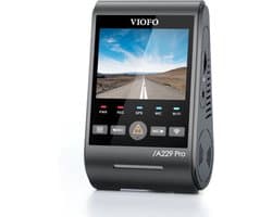 VIOFO A229 Pro - Dashcam - 4K Ultra HD - Sony STARVIS 2 nachtzicht - GPS registratie - Parkeerbewaking - HDR beeldkwaliteit - 1CH voor haarscherpe opnames en betrouwbaar bewijs onderweg