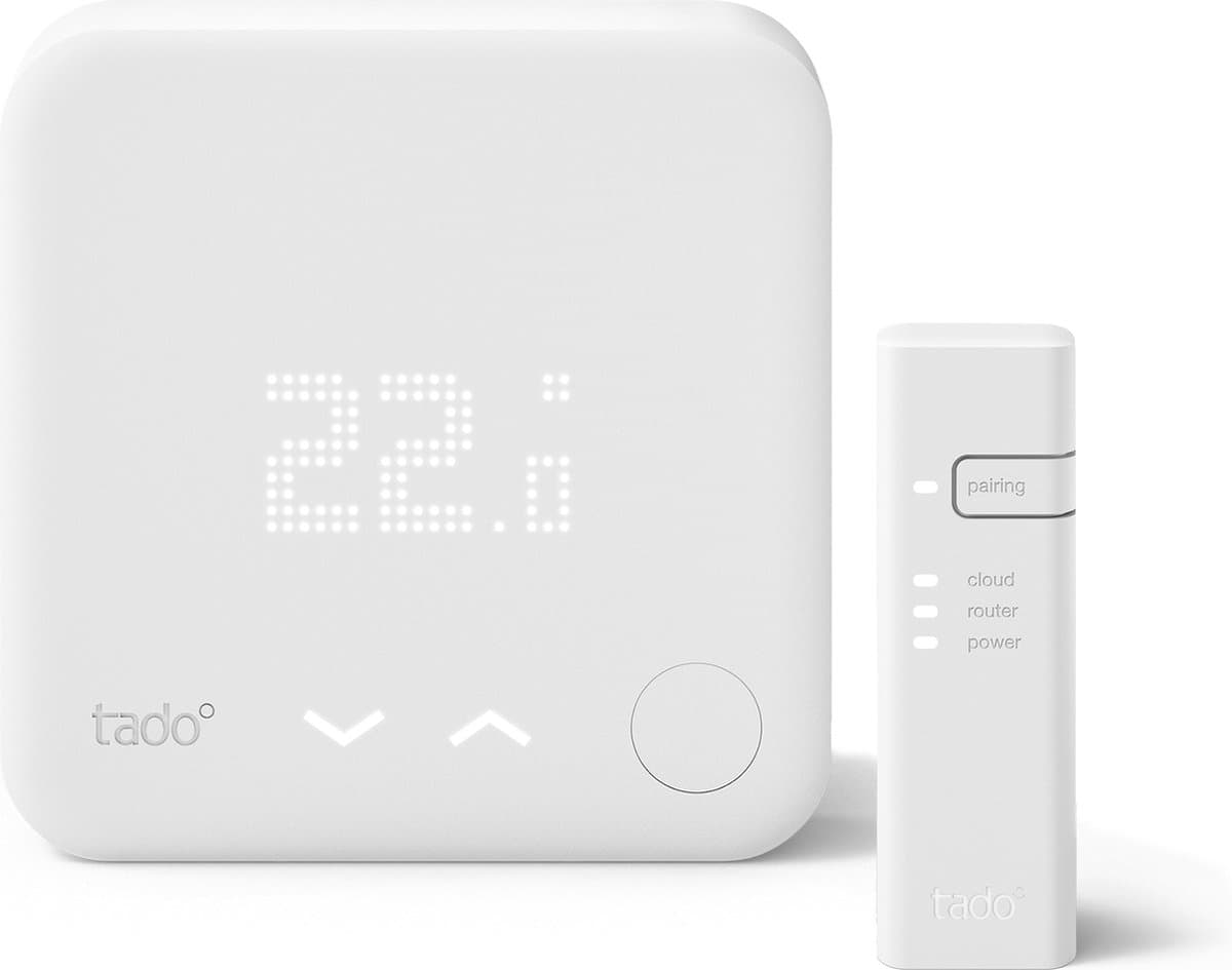 tado° Slimme Thermostaat V3+ Starterskit - Bedrade variant - Wit — afbeelding 1