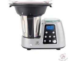 Foodprocessors – Keukenmachine – 1800W – 2.5Liter – RVS Mengkom – 10 Snelheden – wit – Royal Swiss®