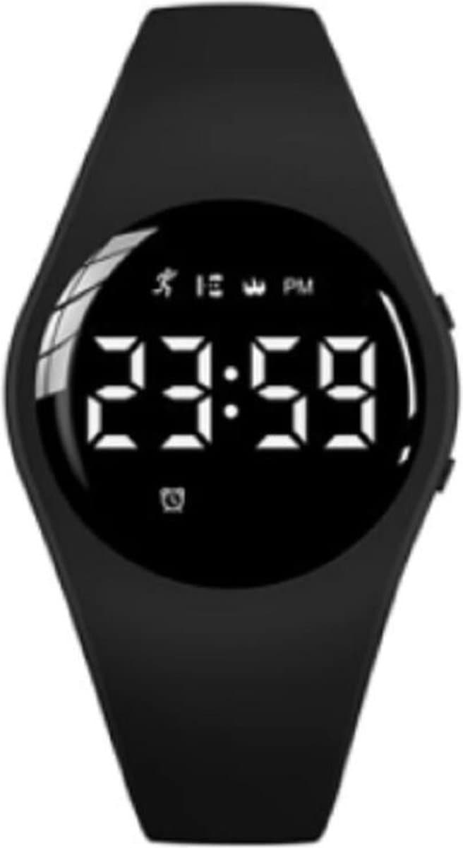 West Watches Model Jungle Rond Activity Tracker Stappenteller Kinderen - Smartband - Sporthorloge Kids - Zwart — afbeelding 1
