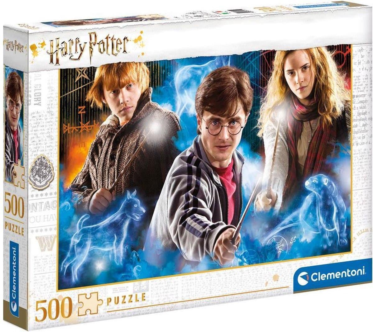 Clementoni - Puzzel - 500 Stukjes - Harry Potter 2 Compact Box - Puzzel Voor Kinderen en Volwassenen — afbeelding 1