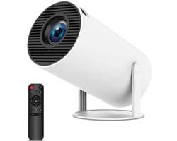 2025 Mini Beamer WiFi 6 met 4K Ondersteuning | Android 11.0 Smart Projector | Alles-in-één Smart TV Projector | 290 ANSI Lumen | Draagbaar & 180° Rotatie | Bluetooth 5.0 | Home cinema – Thuisbioscoop & Presentaties