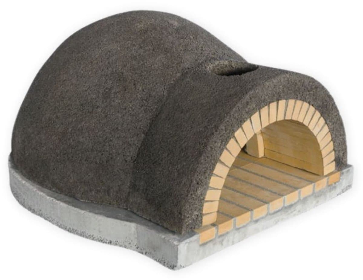 Pizzaoven Classic Mini – Houtgestookt – Handgemaakt – Gele Vuurvaste Stenen – Inclusief Stalen Deur — afbeelding 1