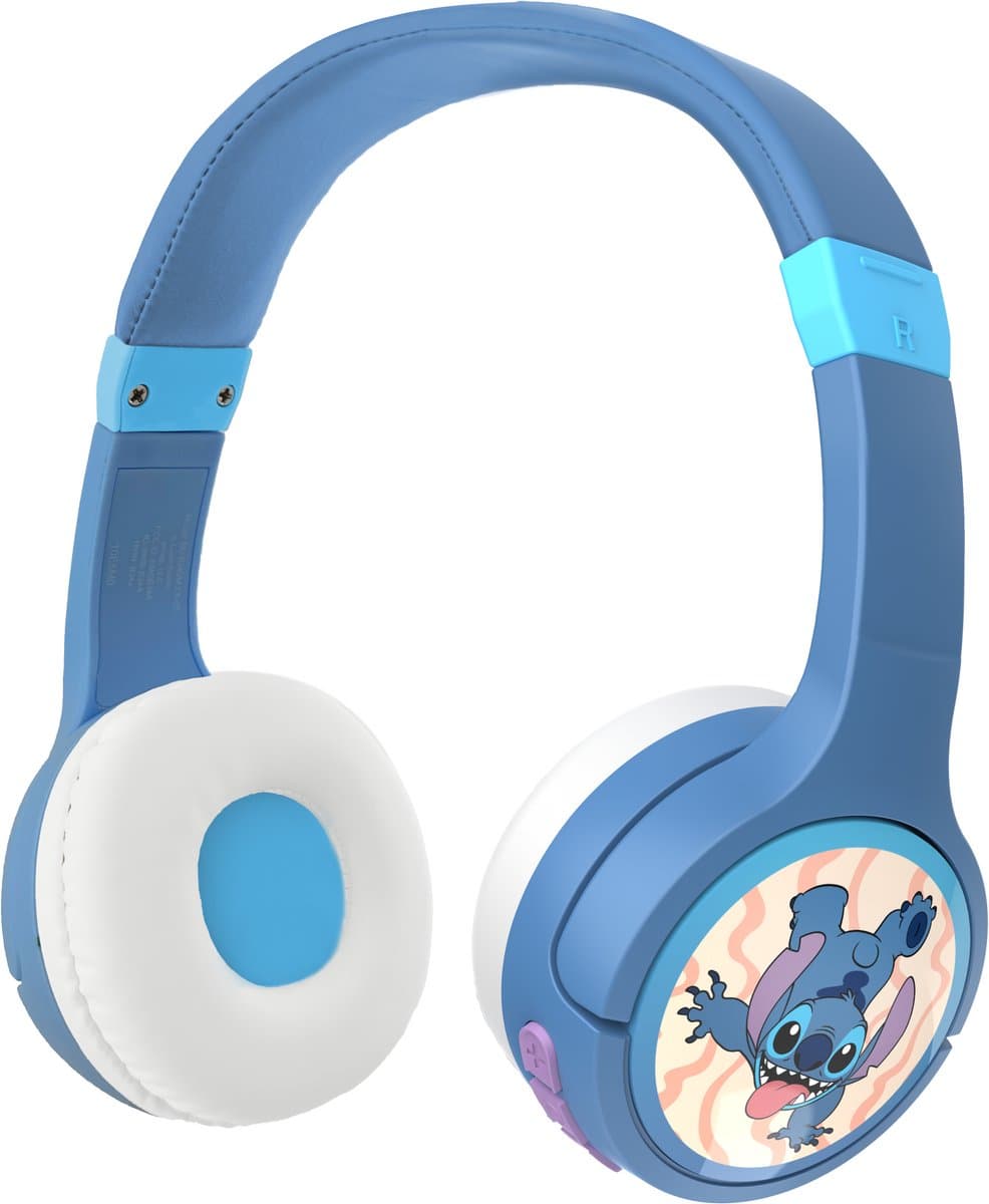 Stitch - draadloze kinderkoptelefoon - met volumebegrenzing - lange speeltijd - met extra audiokabel - bluetooth — afbeelding 1