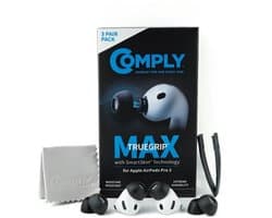 Comply Foam TrueGrip Max voor AirPods Pro 3- maat MIXED SIZE, 3 paar(1 paar x S, 1 paar x M, 1 paar x L)