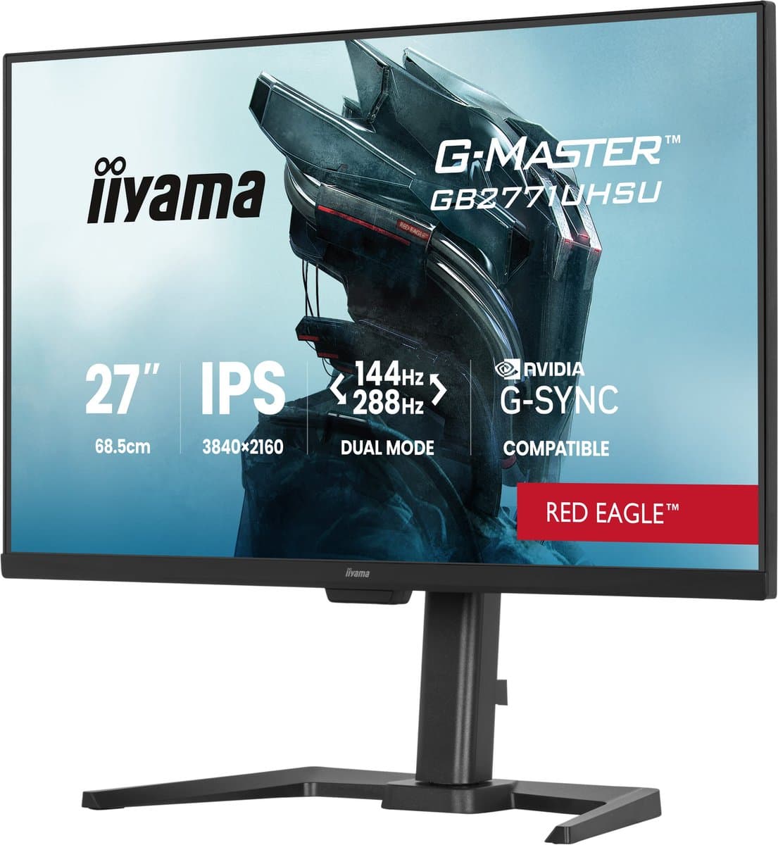 iiyama G-Master Red Eagle GB2771UHSU-B1 27'' 4K UHD gaming monitor — afbeelding 1