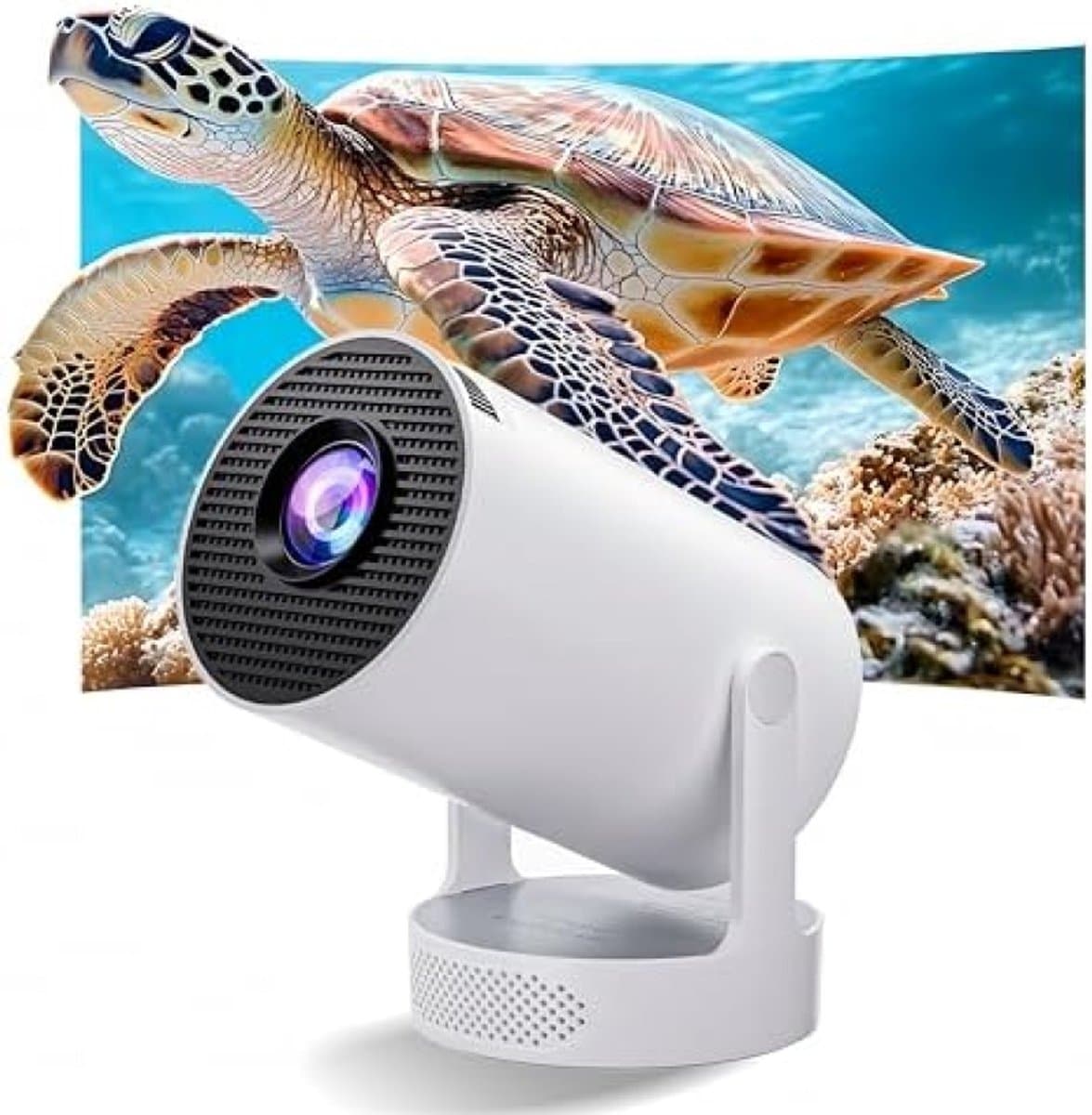 Compacte draagbare beamer met Android en helder beeld — afbeelding 1