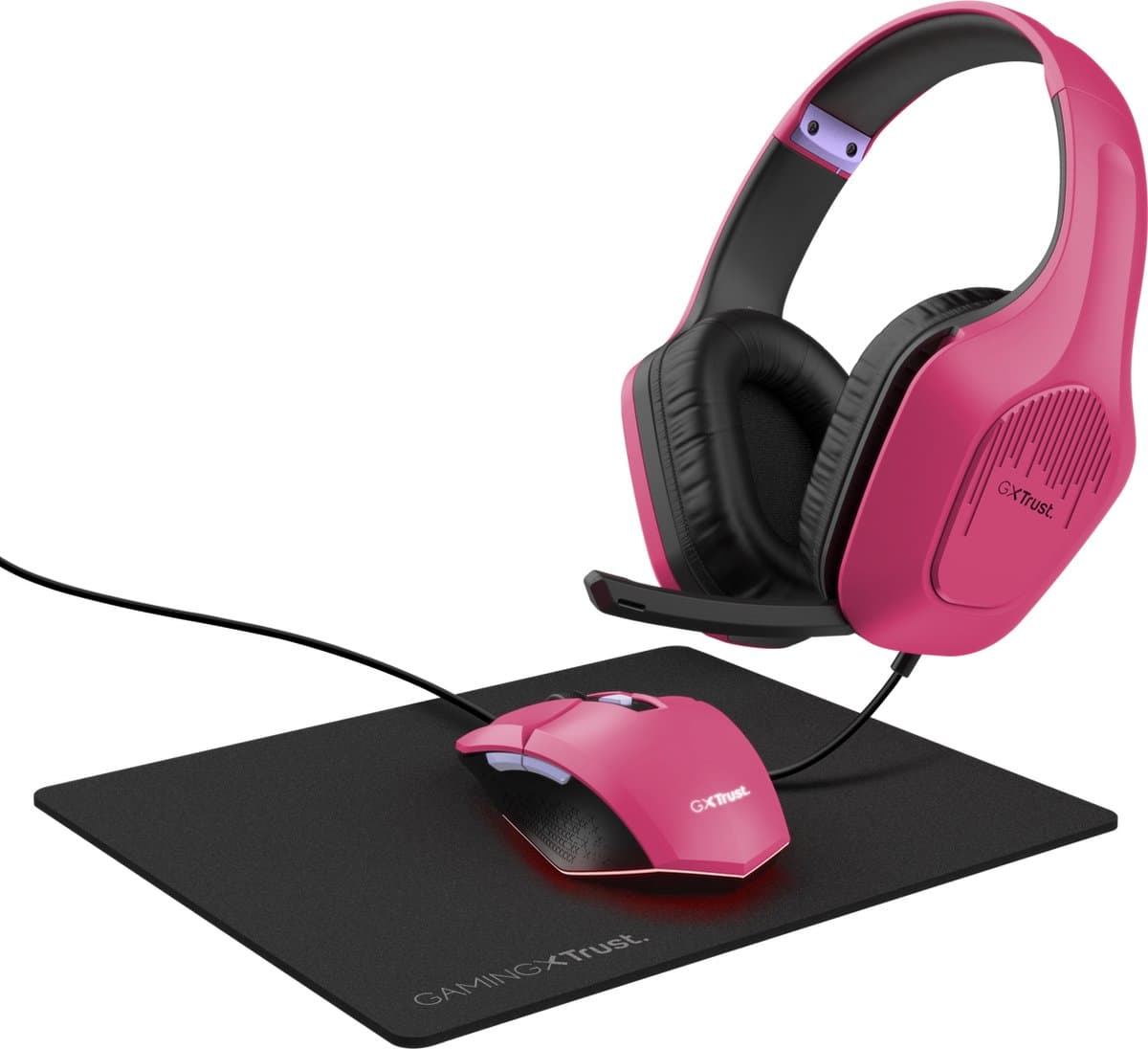 Trust GXT790P TRIDOX Gaming headset met muis en muismat — afbeelding 1