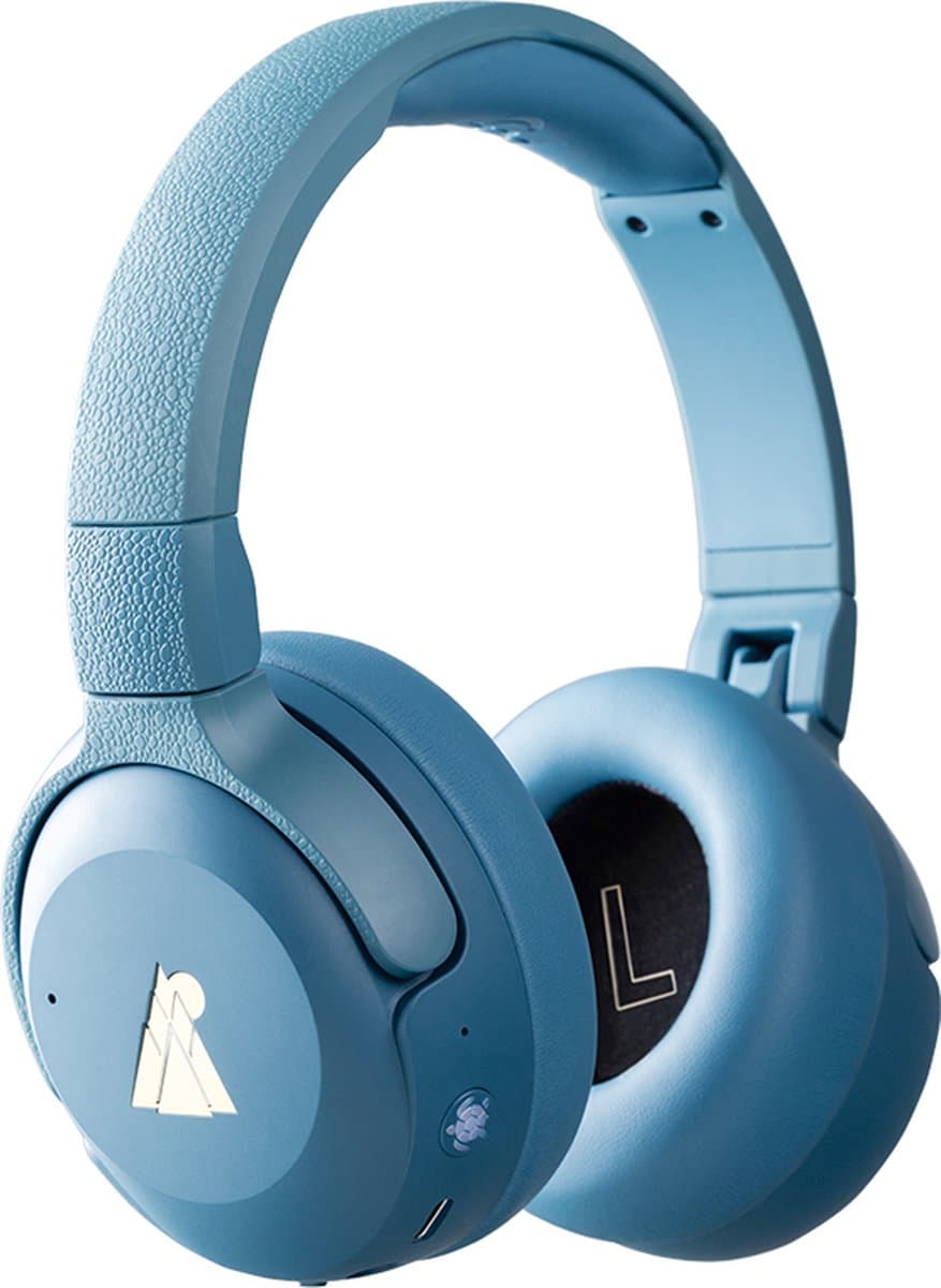 POGS - The Turtle - Draadloze over-ear koptelefoon met Noise Cancelling - Bluetooth - Veilige volumebegrenzing - Duurzaam - Gratis app voor extra functies - rBlauw — afbeelding 1