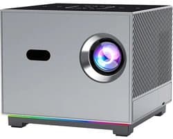 Xnano Draagbare beamer X3 2024 - FULL HD - 1280x720 - 4k decoding - 6000 lumen - RGB effecten - Speaker - HDR10+ - Android 9 - AI voice intelligent - EK Voetbal 2024