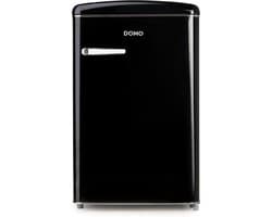 DOMO DO91702R Retro Koelkast - 108 L - Koelkast Tafelmodel - D - Zwart