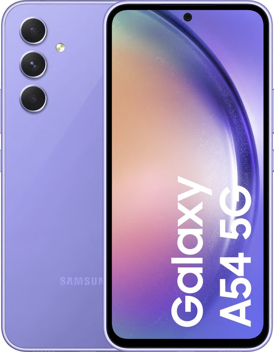 Samsung Galaxy A54 5G - 128GB - Awesome Violet — afbeelding 1