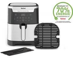 Tefal Easy Fry & Grill XXL EY801D - 2-in-1 Airfryer & Grill 6.5L - FlexCook - 8 Programma's - RVS - Voor 8 Personen