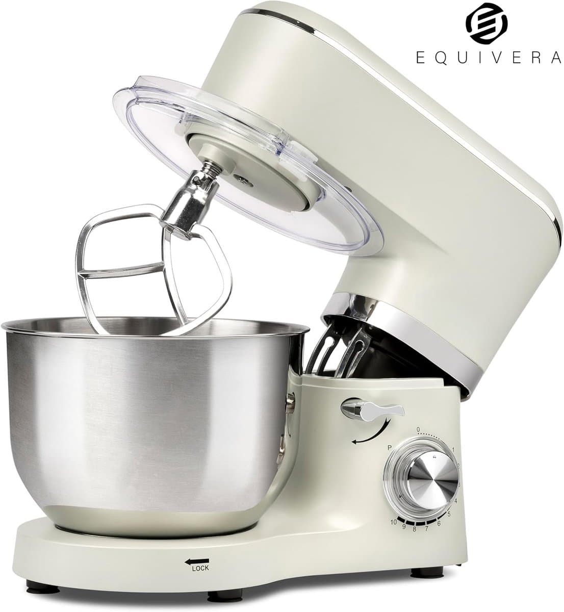 Equivera Deegmachine - Kneedmachine - Deegmixer - Keukenmixer - Keukenmachine — afbeelding 1