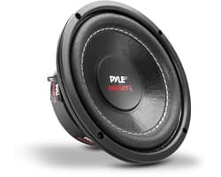 Auto Luidspreker – Pyle Subwoofer Auto Speaker- Zwarte Plastic Mand- Dubbele Spreekspoel- 4 Ohm Impedantie- 600 Watt