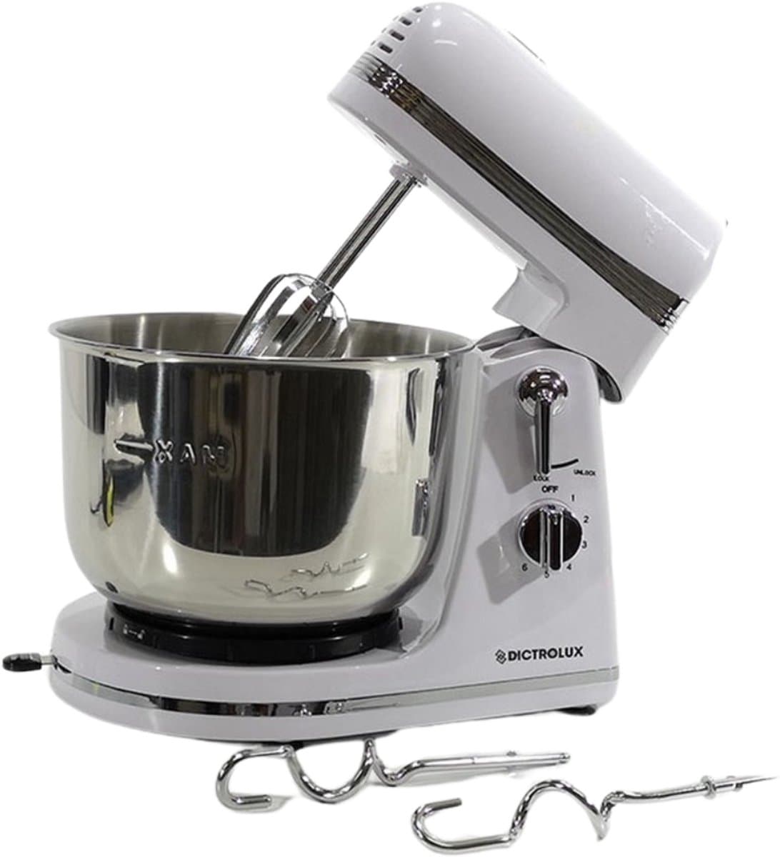 Dictrolux Keukenmachine - Mixer - Mengen en Kneden - 3.5 liter - RVS kom — afbeelding 1