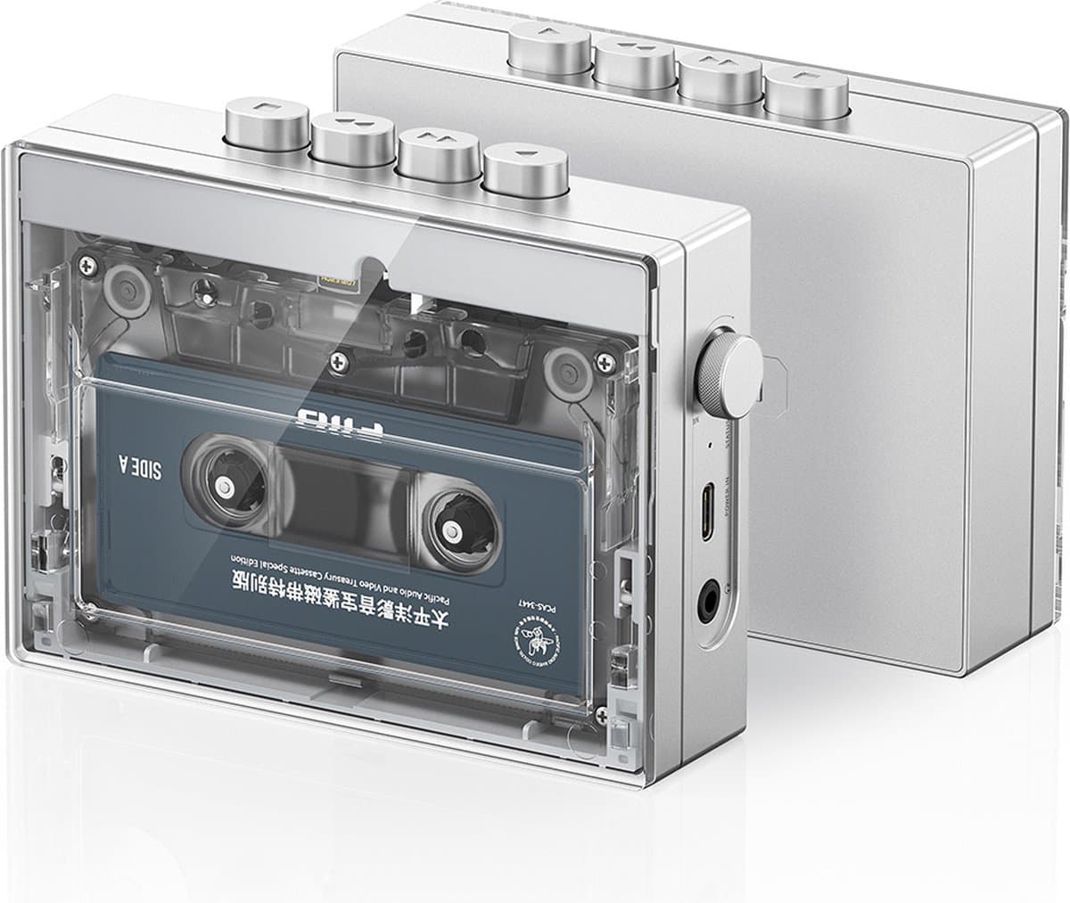 FIIO CP13 - draagbare cassettespeler - Transparant — afbeelding 1