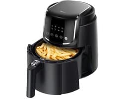 Stemily Airfryer - 4 L - 1500W - 35-200°C - 8 Kookprogramma’s - LED-touchscreen - Uitneembare Mand - 27,5 x 31,6 x 38 cm