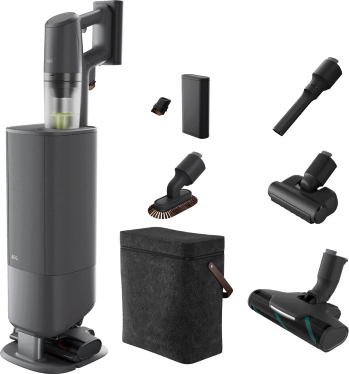 AEG AP83U25XNX handstofzuiger Grijs Zakloos — afbeelding 1