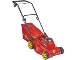 WOLF-Garten LYCOS 40/340 M Duwgrasmaaier Batterij/Accu Zwart, Rood, Geel
