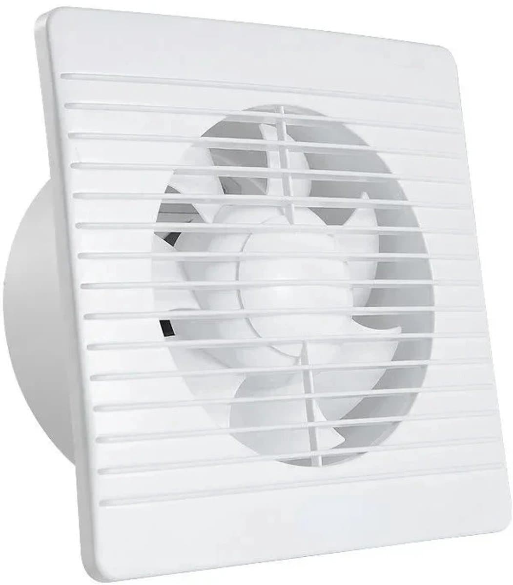 WiseGoods Premium Badkamer Ventilator - Toilet Accessoires - Ø100mm - Zeer Stil 35dB - Ventilatoren - Accessoires Wonen - Wit — afbeelding 1
