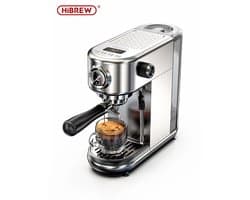 Heerlijk verse cappuccino - Espresso - 20bar druk Espressomachine - Instelbare Temperatuur - Melkopschuimer - Cappuccino - Espressofunctie - Warm- Koud