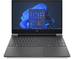 HP Victus Gaming Laptop 15-fa0010nd, Windows 11 Home, 15.6", Intel® Core™ i5, 16GB RAM, 512GB SSD, NVIDIA® GeForce RTX™ 3050, FHD, Mica zilver