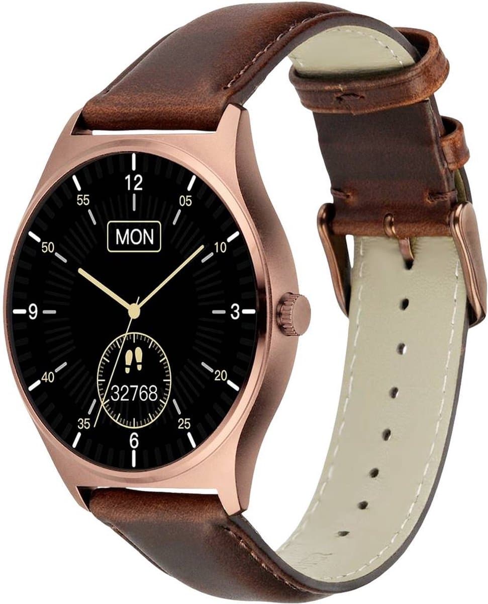 XCOAST QIN XC Pro Smartwatch 45 mm Bruin — afbeelding 1
