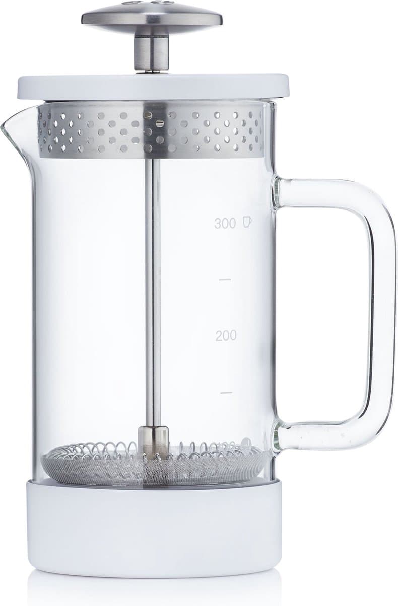 Barista & Co | Core - Cafetière - 350 ml - 3 kops - Wit — afbeelding 1