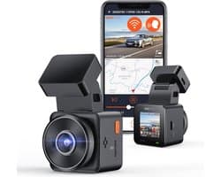 1080P Mini Dash Cam met WiFi en Draadloze GPS - Auto Camera met Nachtzicht & Parkeerbewaking