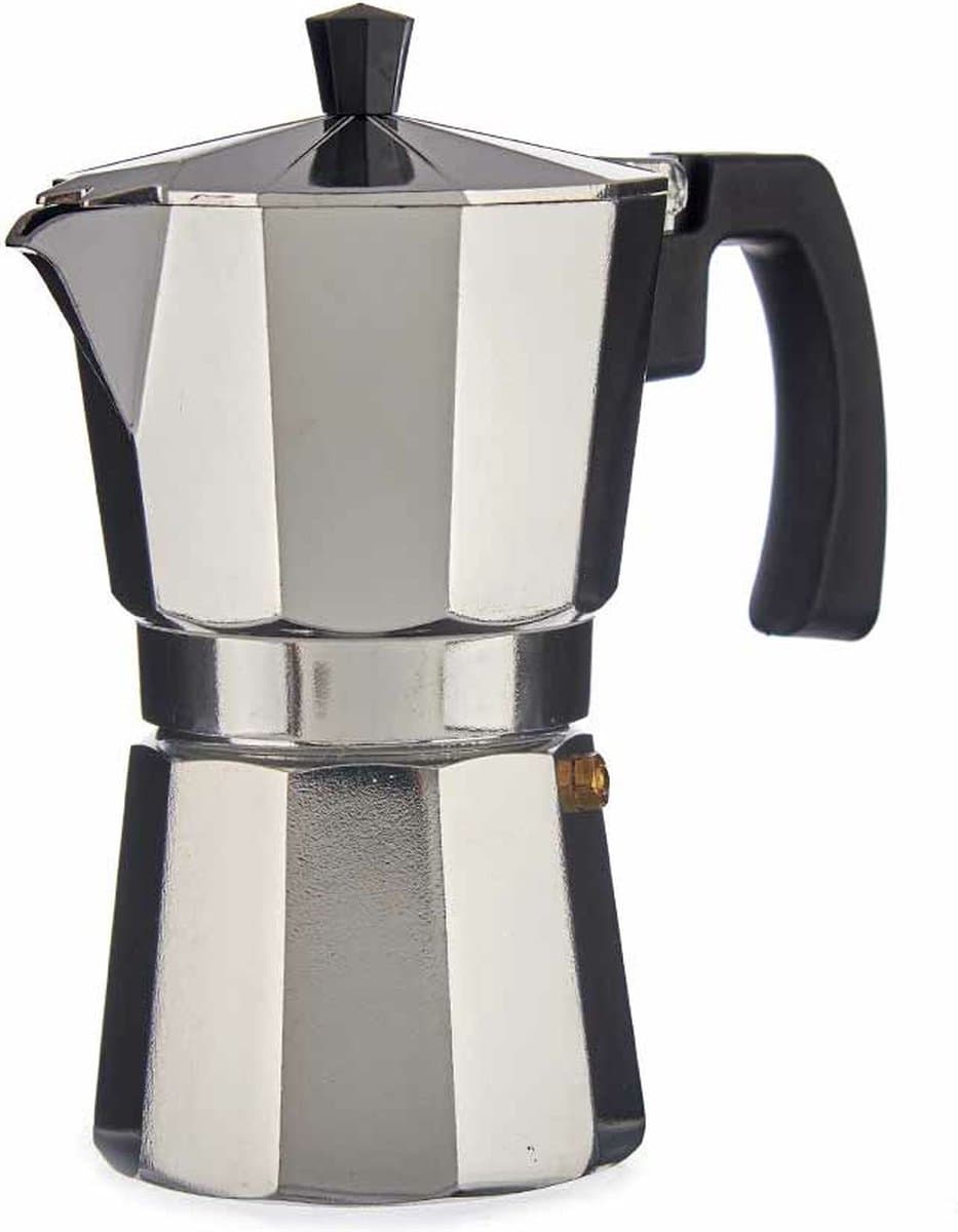 Kinvara Percolator Italiaans koffiezetter - Aluminium - zilver - 300 ml - Koffiezetter — afbeelding 1