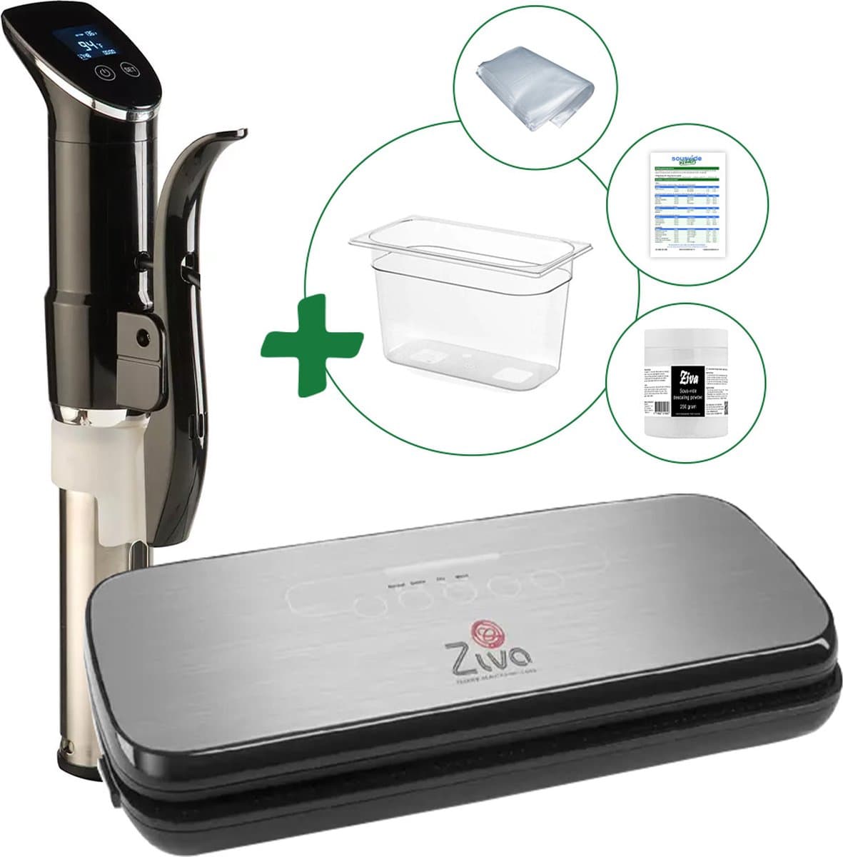 Sous Vide Pakket - Wartmann WM-1507 + Ziva OneTouch + 7L Waterbak — afbeelding 1
