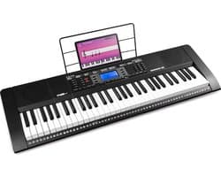 Keyboard met 61 toetsen - MAX Rhapsody61M met aanraakgevoelige toetsen - Ideaal voor beginnende muzikanten