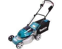 Geluidsarme Accugrasmaaier - 2 x 18V - 46 cm Maaibreedte - 60 L Grasopvangbak