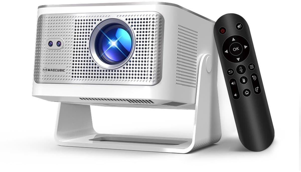Jently projector - beamer - draagbaar - projector scherm - 4K HD 1080P - luidsprekers - cinema view — afbeelding 1