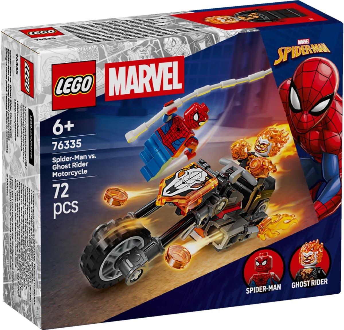 LEGO Marvel - Spider-Man vs. Ghost Rider motor Constructiespeelgoed — afbeelding 1