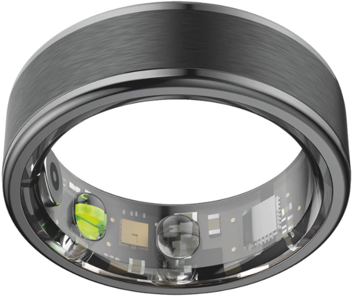 NOLATR Plus, Slimme Ring met Stappenteller, Activiteitstracker & Hartslagmeter – Zonder Abonnement & Nederlandse App – Zwart – Maat 13 — afbeelding 1