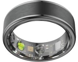 NOLATR Plus, Slimme Ring met Stappenteller, Activiteitstracker & Hartslagmeter – Zonder Abonnement & Nederlandse App – Zwart – Maat 13