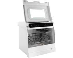 Tafelvaatwasser - Mini vaatwasser - Keuken Gemak - Intelligente Reiniging - 46 x 41 x 46 cm - Wit
