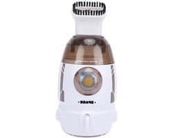 Mini Stofzuiger - Desktop Reiniger - Bureau Schoonmaken - Afneembare Stofbak - 55ml Capaciteit - Grijs